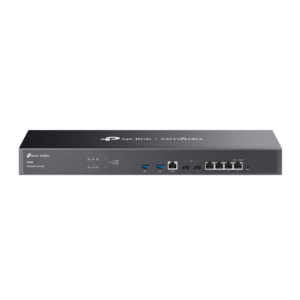 TP-Link - OC400 - Omada hardvervezérlő - PORT: 2× 10GE SFP+ slot, 4× GE RJ45 port és 2× USB 3.0 port.