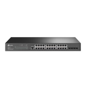 TP-Link Switch menedzselt Layer2+ 28 port · 24x 1GbE · 4x SFP · 19"  · ventilátor nélküli, Omada  · SG3428