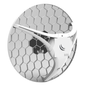 MikroTik LHG R with 10.5dBi 60 degrees LTE directional antenna, RBLHGR