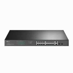 TP-Link - TL-SG1218MP - 18 portos Gigabit Rackmount Switch 16 portos PoE+-val