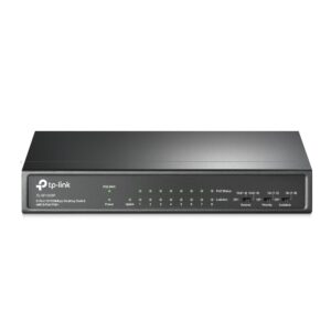 TP-Link - TL-SF1009P - 9 portos 10/100 Mbps asztali Switch 8 portos P-vel