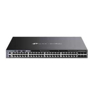 TP-Link Switch menedzselt Layer3 54 port · 48x 1GbE · 6x SFP+ · PoE teljesítmény 1440 wattig · 48x PoE at  · 19 ·  · Omada · SG6654XHP