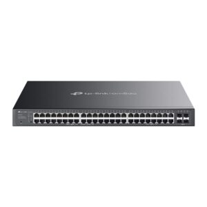 TP-Link Switch menedzselt Layer2+ 52 port · 48x 1GbE · 4x SFP · PoE teljesítmény 230 watt · 32x PoE at  · 19 ·  · Omada · SG2452LP