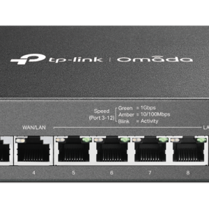 TP-Link - ER7212 - Omada Gigabit VPN Router PoE+ portokkal és vezérlőképességgel