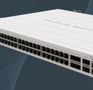 MikroTik Cloud Router Switch CRS354-48P-4S+2Q+RM, 48x Gigabit RJ45 POE, 4x SFP+ 10G, 2x QSFP+ 40G, 750W Rackmount *USED*