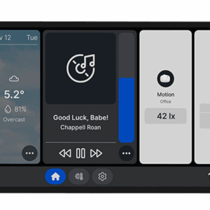 Shelly · Süllyesztett · „Fali kijelző X2 fekete + Blu H&T fekete” · Android · WLAN · Fekete