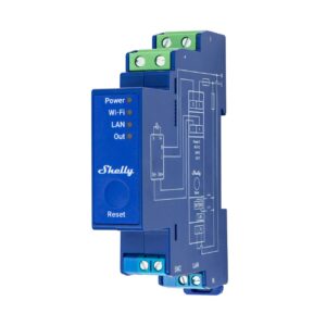 Shelly · Hutschiene · "Pro Dimmer 0/1-10V PM" · Hálózati funkció · WLAN · LAN · BT