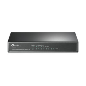 TP-Link - TL-SF1008P - 8 portos 10/100 Mbps asztali Switch 4 portos P-vel