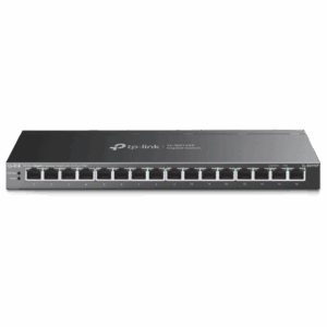 TP-Link TL-SG116P - 16 portos Gigabit asztali Switch 16 portos PoE+-val