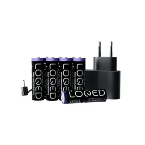 Shelly · "LOQED Power Kit" · Okosajtózár bővítőcsomag · 8 db elem mellékelve