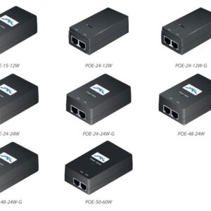 Ubiquiti PoE injektor, 24VDC, 12W, 5 db-os csomag