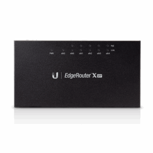 Ubiquiti EdgeRouter X, 6 portos gigabites router, 1x SFP bemenet, passzív