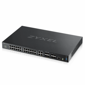 Zyxel Switch teljes körűen menedzselt Layer3 52 port • 48x SFP • 4x SFP+ • 19" • NebulaFlex Pro • XGS4600-52F