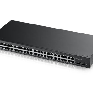 Zyxel Switch intelligensen menedzselt Layer2 50 port • 48x 1 GbE • 2x SFP • 19" • GS1900-48 V2