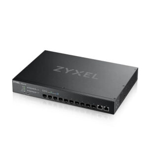 Zyxel Switch intelligensen menedzselt Layer2 12 portos • 2x 10 GbE • 10x SFP+ • 19" • XS1930-12F