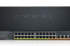 Zyxel Switch teljes körűen menedzselt Layer3 30 port • 24x 2.5GbE • PoE Budget 700 Watt • 24x PoE bt • 4x 10 GbE • 2x SFP+ • 19" • NebulaFlex Pro • XMG1930-30HP