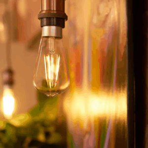 Shelly · Plug & Play · "Vintage ST64 E27" · LED lámpa · WiFi