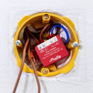 Shelly · Süllyesztett · "Wave 1PM Mini" · Relé · max. A · 1 csatorna · Z-Wave