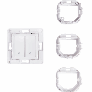 Shelly · Süllyesztett tartozékok · "Fali kapcsoló 2" · Fali kapcsoló · 2-es · Fehér