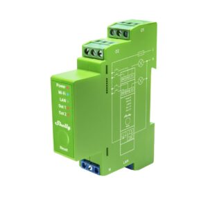 Shelly · DIN sín · "Pro Dimmer 2PM" · LED-ek és izzólámpák · 2 csatorna · Mérési funkció · Wi-Fi · LAN · Bluetooth