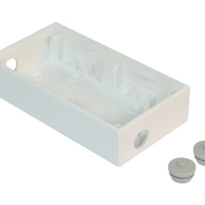 Shelly kiegészítők / Felületre szerelhető ház dupla Shelly fali kapcsolóhoz, 35 mm