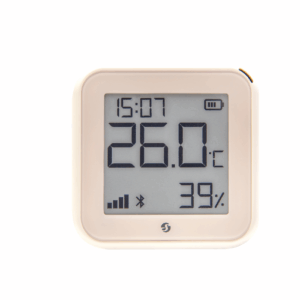 Shelly · Plug & Play · "H&T 3. generáció elefántcsont" · Hőmérséklet- és páratartalom-érzékelő · Wi-Fi · Bluetooth · USB-C / Akkumulátor (új)