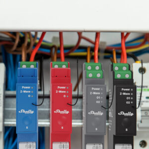 Shelly · DIN sín · "Wave Pro 1" · Relé · max. 16A · 1 fázis · 1x 16A · Z-Wave