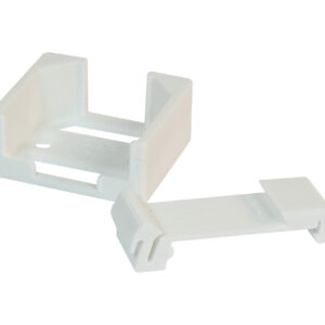 Shelly kiegészítők / Kombinálható fali/DIN sínre szerelhető tartó Shelly 1L/Dimmer2/RGBW2-höz - fali és DIN sínre szerelhető