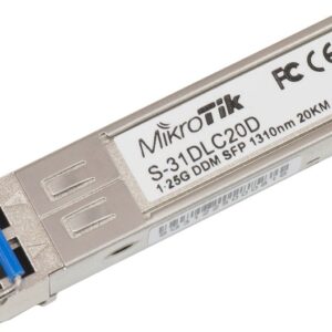 MikroTik kiegészítő SFP modul 1.25G SM 20km 1310nm
