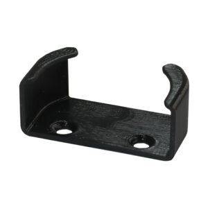 Shelly kiegészítő / fali tartó Shelly Button 1-hez, nyitott, fekete