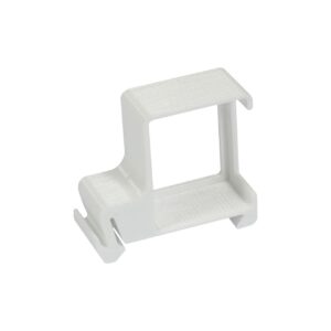 Shelly kiegészítők / 90 fokos, egyetlen DIN sínre szerelhető tartó Shelly MINI sorozathoz