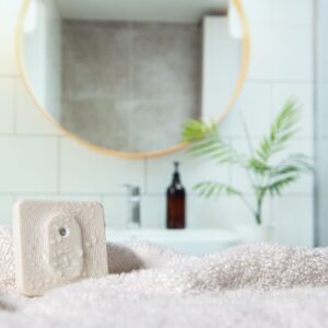 Shelly · Plug & Play · "Blu-ray H&T Ivory" · Hőmérséklet- és páratartalom-érzékelő · Bluetooth · Akkumulátor · Világosbézs