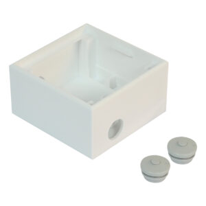 Shelly kiegészítők / Felületre szerelhető ház, egy darab Shelly fali kapcsolóhoz, 45 mm (Shelly aljzathoz)