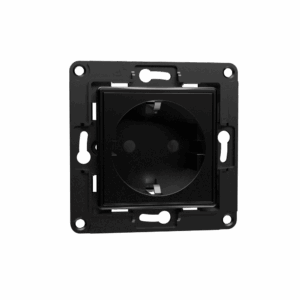 Shelly · Süllyesztett tartozékok · "Fali aljzat EU" · Fali aljzat · Fekete