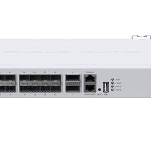 MikroTik Cloud Router Switch CRS326-24S+2Q+RM, 24x 10G SFP+, 2x 40G QSFP+, rackbe szerelhető