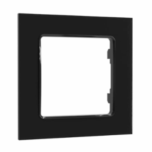 Shelly · Süllyesztett tartozékok · "Fali keret 1" · Fali kapcsoló keret · Szimpla · Fekete